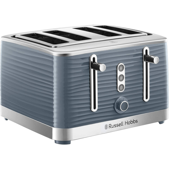 RUSSELL HOBBS Toaster | 4 Slice | Honeycomb | Black